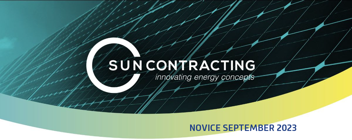 Suncontracting Blog September